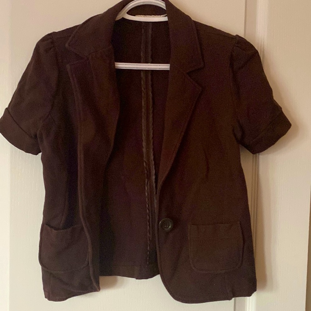 cute dark brown jacket